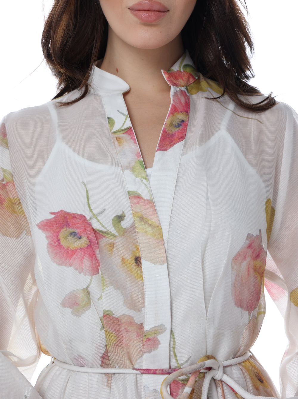 Ivory Floral Maxi Dress