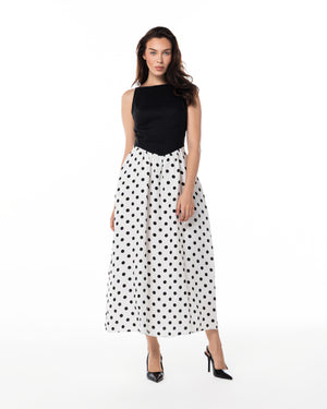 Black & White Polka Dot Dress