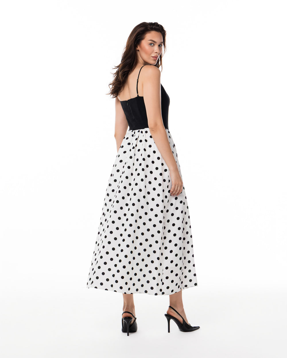 Black & White Polka Dot Dress