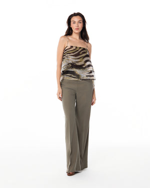 Olive Safari Cami Trouser Set