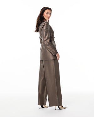 Bronze Crystal Blazer Set