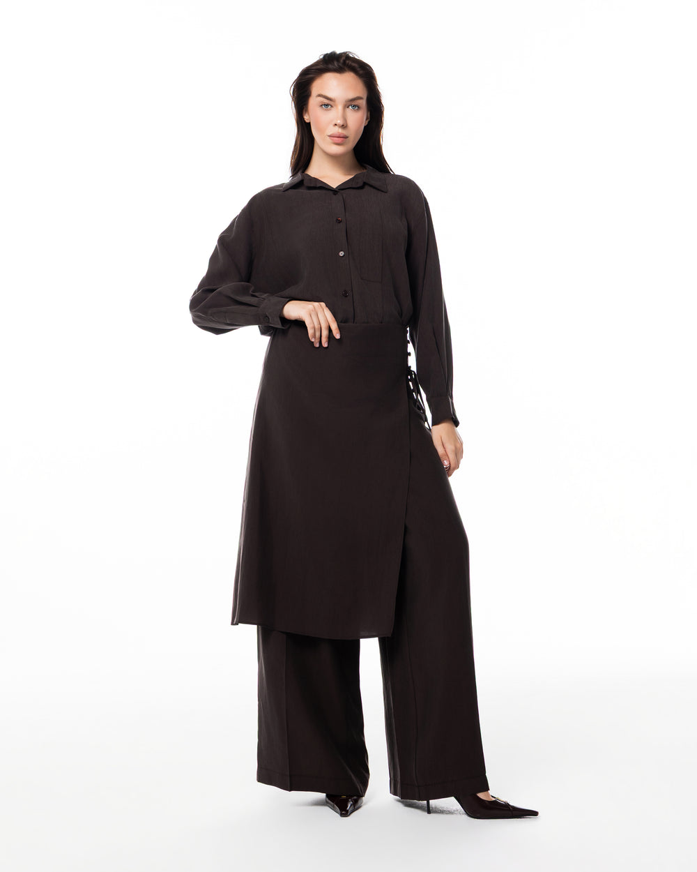 Espresso Layered Three-Piece Set