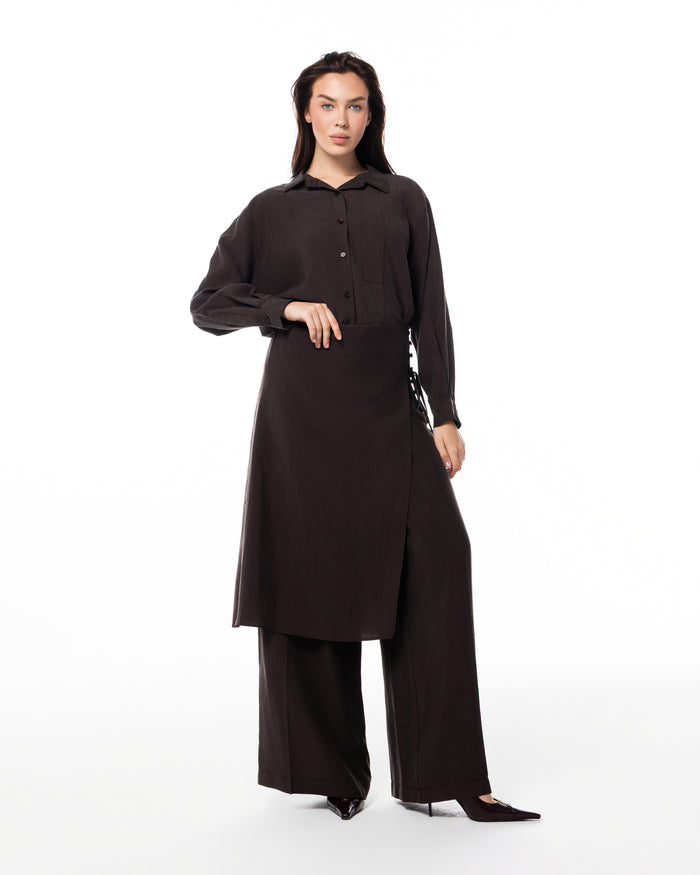 Espresso Layered Three-Piece Set
