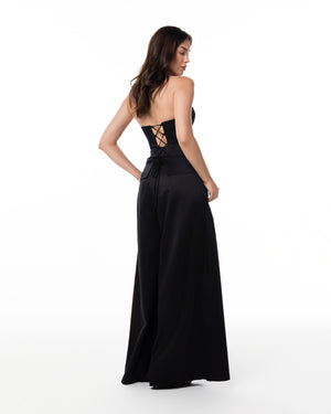 Black Corset & Palazzo Set