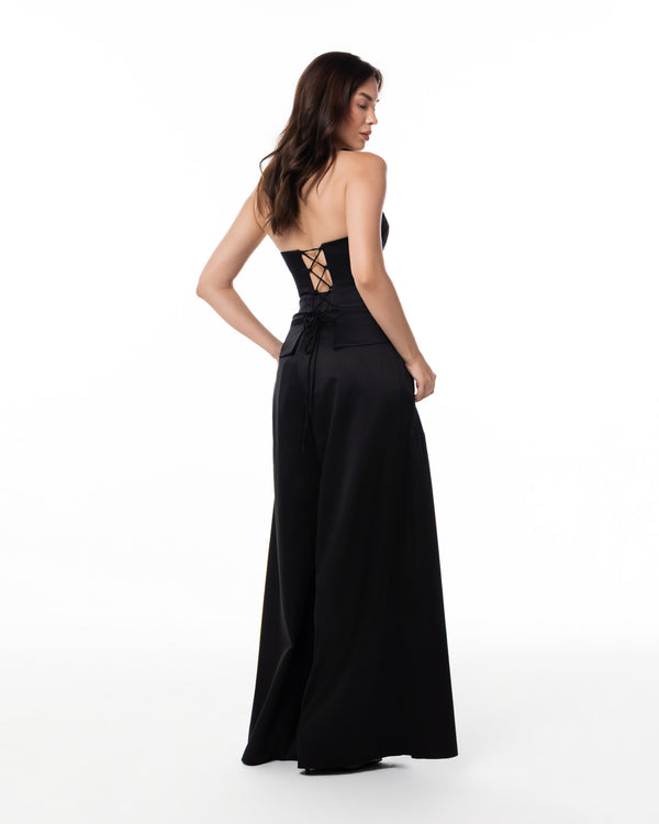 Black Corset & Palazzo Set