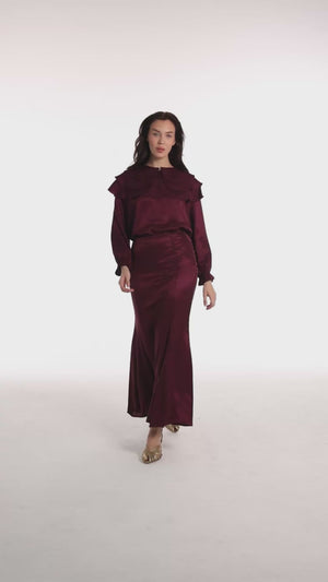 Cherie Ruffle Collar Set